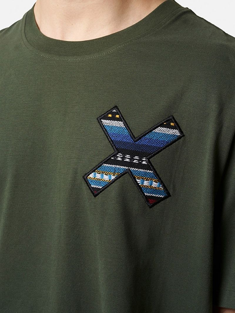 Polera M/C Unisex Classic Tee Verde Blue Banana