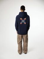 Poleron Unisex Classic Hoodie Negro Blue Banana