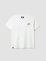 Polera M/C Unisex Square Tee Blanco Blue Banana