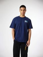 Polera M/C Unisex Square Tee Azul Blue Banana