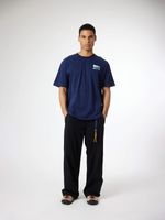 Polera M/C Unisex Square Tee Azul Blue Banana