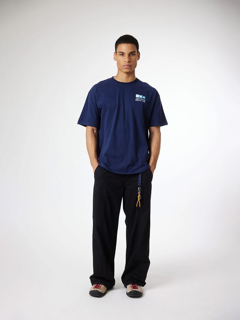 Polera M/C Unisex Square Tee Azul Blue Banana