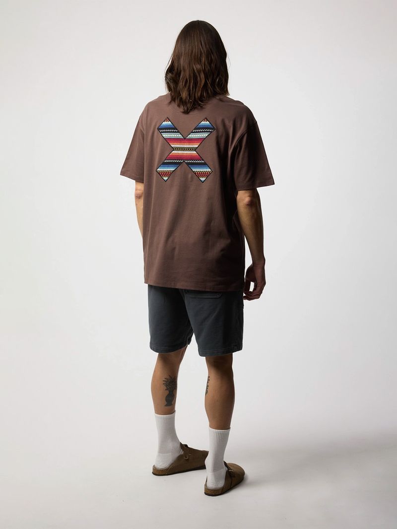 Polera M/C Unisex Classic Tee Café Blue Banana