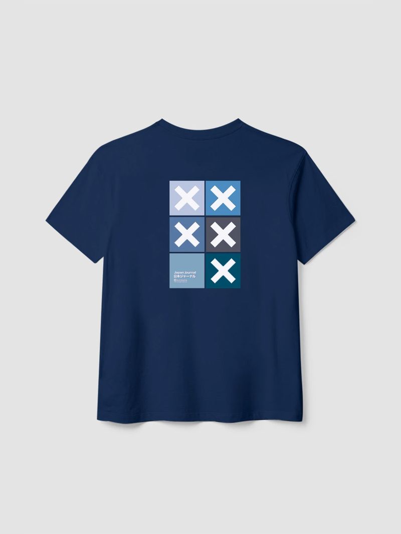 Polera M/C Unisex Square Tee Azul Blue Banana