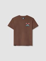 Polera M/C Unisex Classic Tee Café Blue Banana