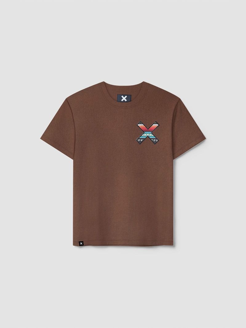 Polera M/C Unisex Classic Tee Café Blue Banana