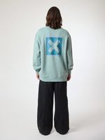 Poleron Unisex Nature Crew Menta Blue Banana