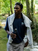 Polera M/C Unisex Square Tee Azul Blue Banana