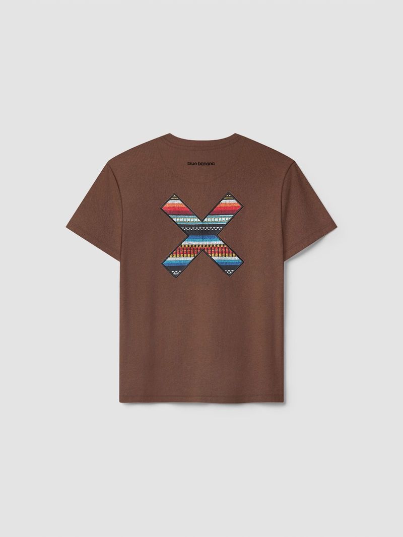 Polera M/C Unisex Classic Tee Café Blue Banana