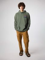 Poleron Unisex Classic Hoodie Verde Oscuro Blue Banana