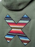 Poleron Unisex Classic Hoodie Verde Oscuro Blue Banana