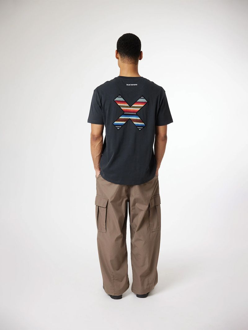 Polera M/C Unisex Classic Tee Negro Blue Banana