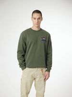 Poleron Unisex Classic Crew Verde Oscuro Blue Banana