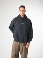 Poleron Unisex Karma Hoodie Negro Blue Banana