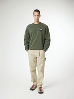 Poleron Unisex Classic Crew Verde Oscuro Blue Banana