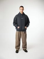 Poleron Unisex Karma Hoodie Negro Blue Banana