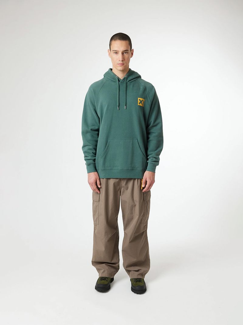 Poleron Unisex Nature Hoodie Verde Blue Banana