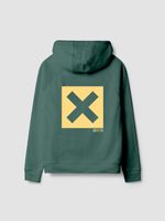 Poleron Unisex Nature Hoodie Verde Blue Banana