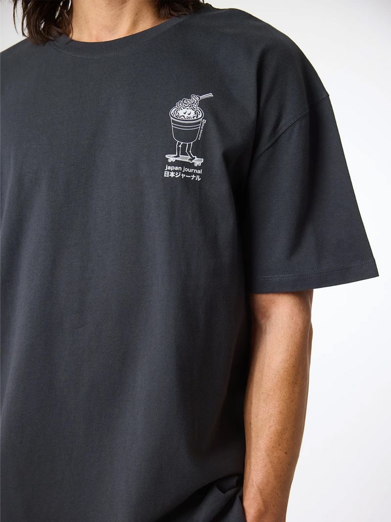 Polera M/C Unisex Ramen Tee Negro Blue Banana