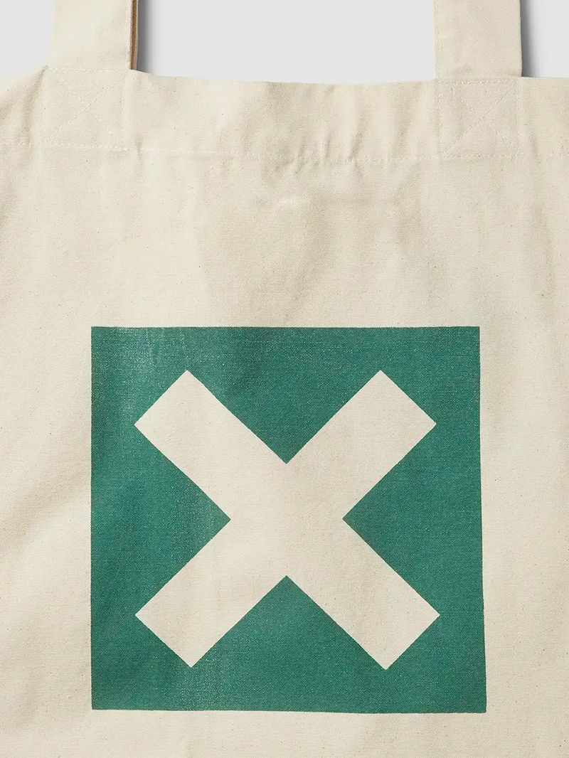 Tote Bag Unisex Nature Beige Blue Banana