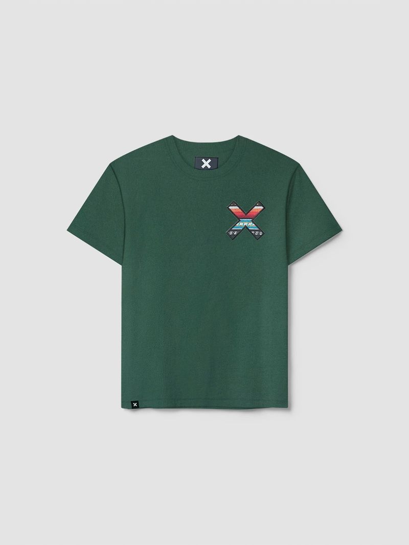 Polera M/C Unisex Classic Tee Verde Blue Banana