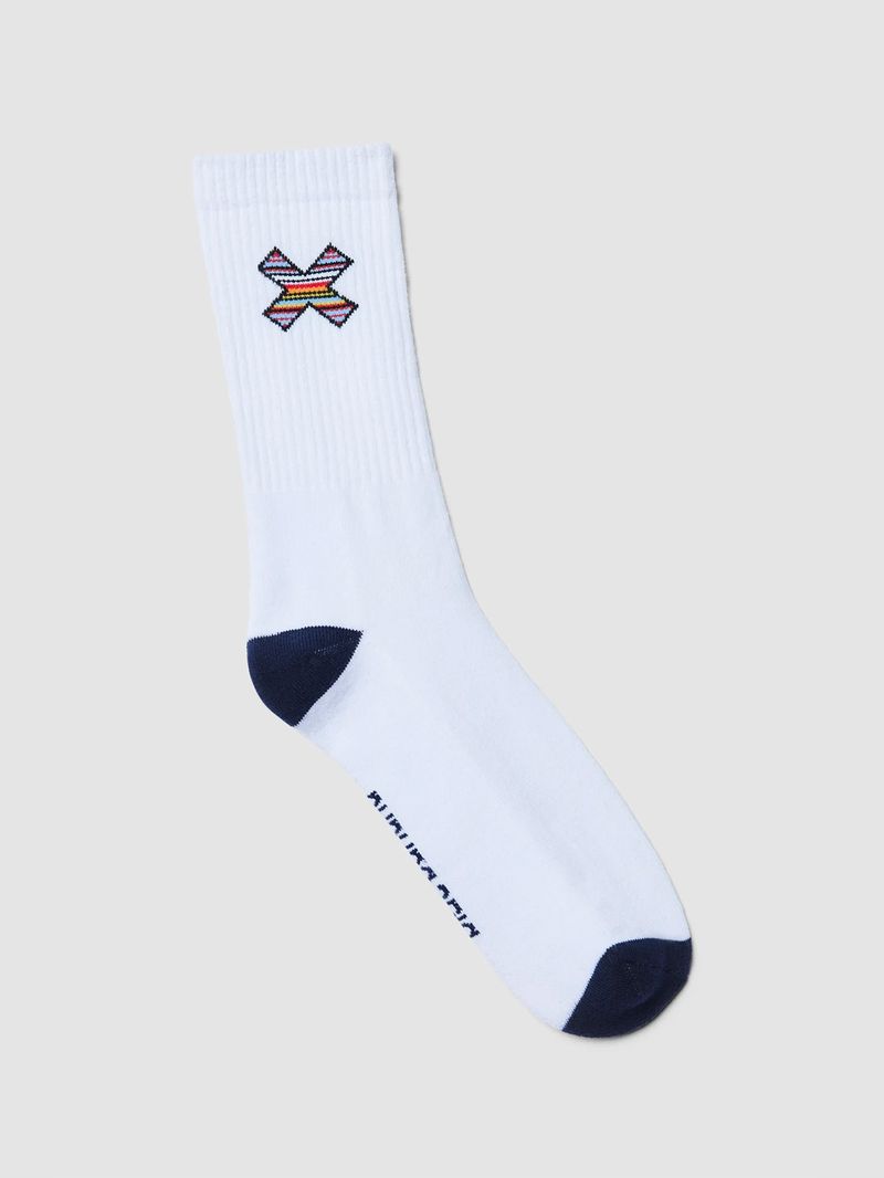 Calcetín Unisex Classic Blanco Blue Banana