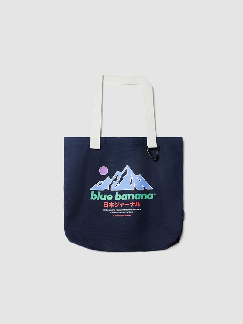 Tote Bag Unisex Ontake Azul Blue Banana