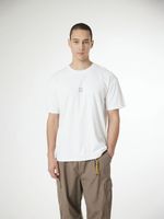 Polera M/C Unisex Bonfire Tee Blanco Blue Banana