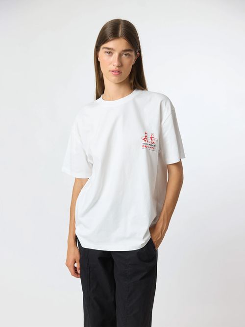 Polera M/C Unisex Coast Tee Blanco Blue Banana