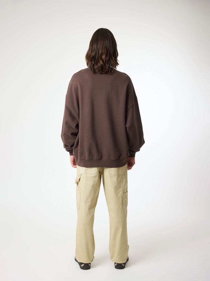 Poleron Unisex Clean Crew Café Blue Banana