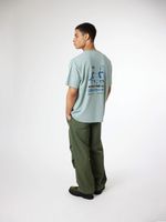 Polera M/C Unisex Coast Tee Menta Blue Banana