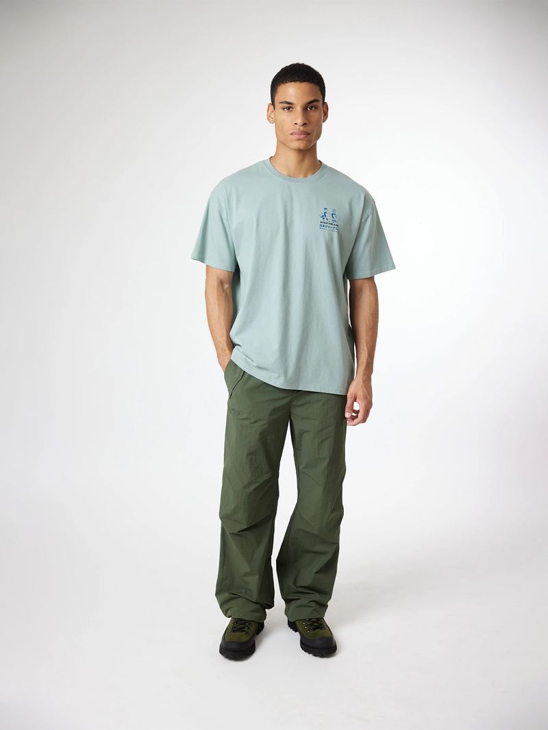 Polera M/C Unisex Coast Tee Menta Blue Banana