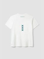 Polera M/C Unisex Bonfire Tee Blanco Blue Banana