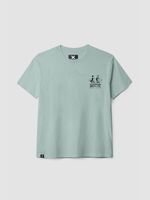 Polera M/C Unisex Coast Tee Menta Blue Banana