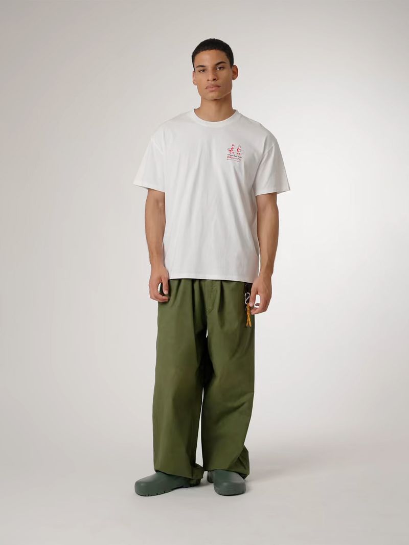 Polera M/C Unisex Coast Tee Blanco Blue Banana