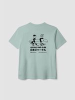 Polera M/C Unisex Coast Tee Menta Blue Banana