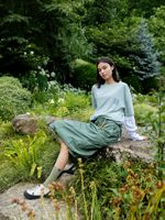 Polera M/C Unisex Coast Tee Menta Blue Banana