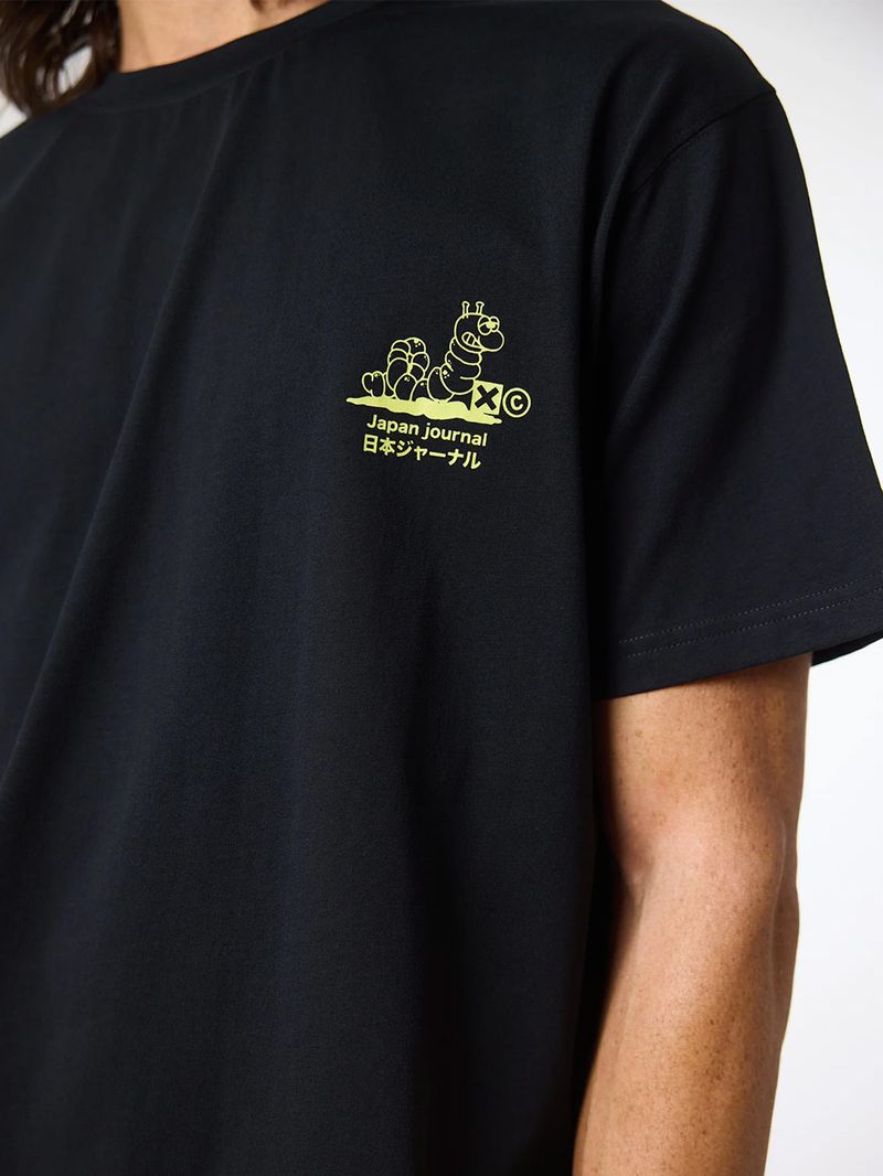 Polera M/C Unisex Goods Tee Negro Blue Banana