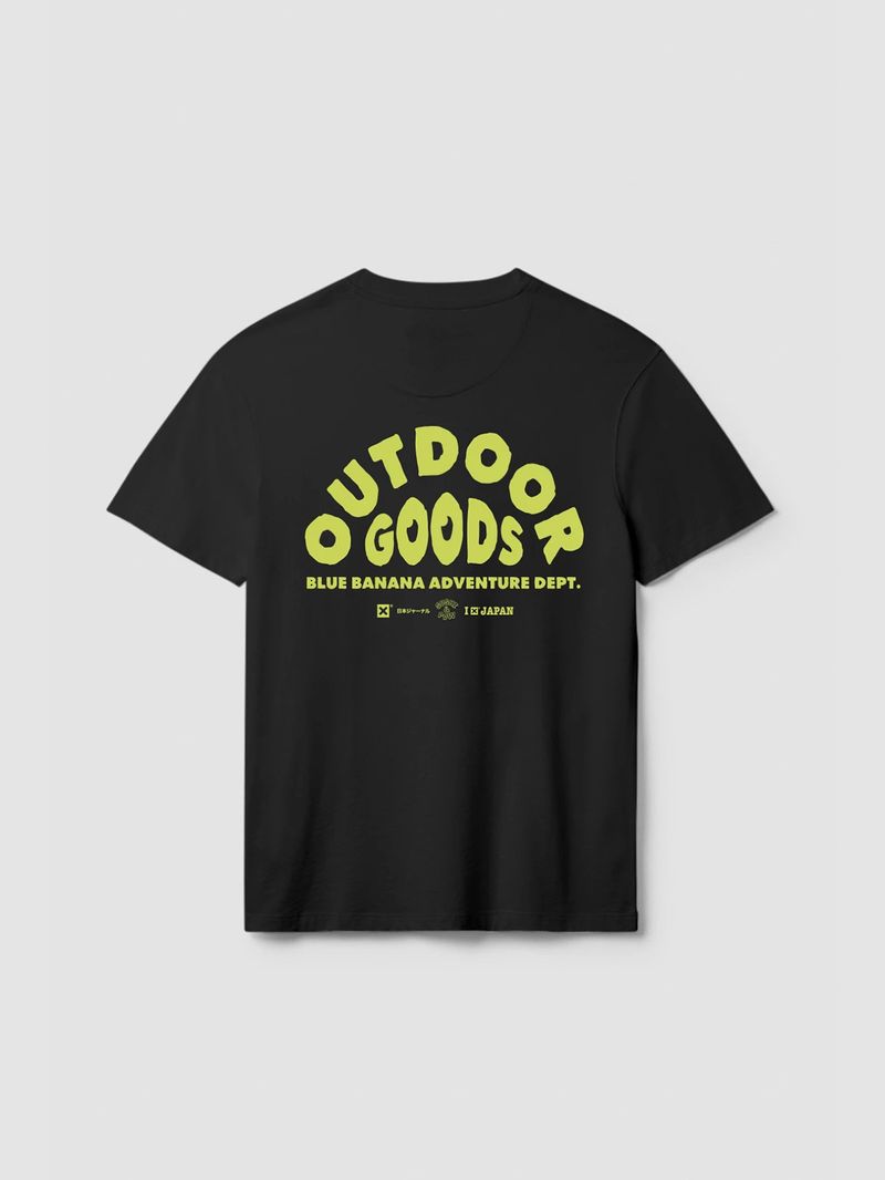 Polera M/C Unisex Goods Tee Negro Blue Banana