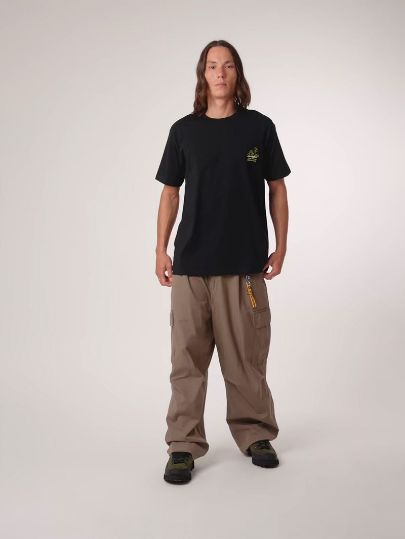 Polera M/C Unisex Goods Tee Negro Blue Banana