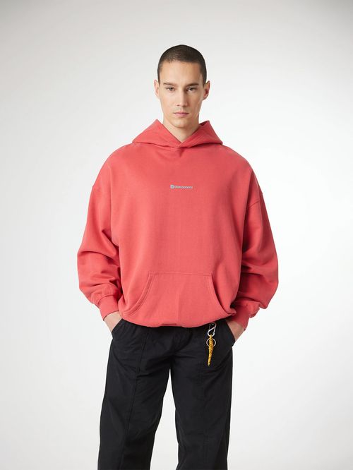 Poleron Unisex Karma Hoodie Rojo Blue Banana