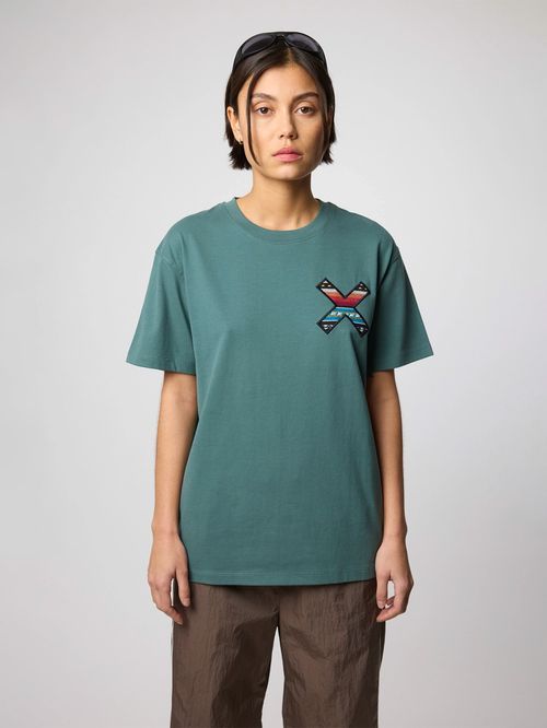 Polera M/C Unisex Classic Tee Verde Blue Banana