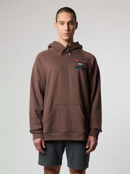 Poleron Unisex Classic Hoodie Café Blue Banana