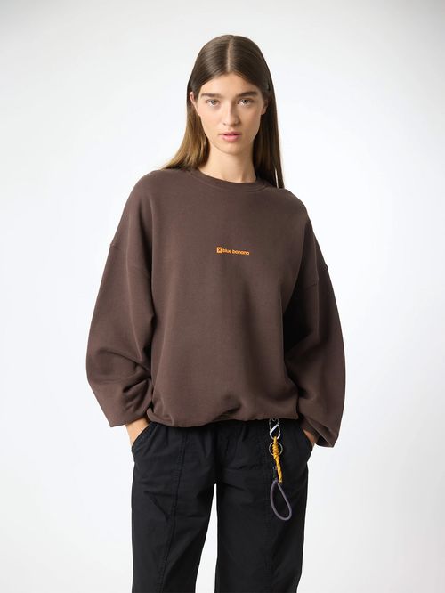 Poleron Unisex Clean Crew Café Blue Banana