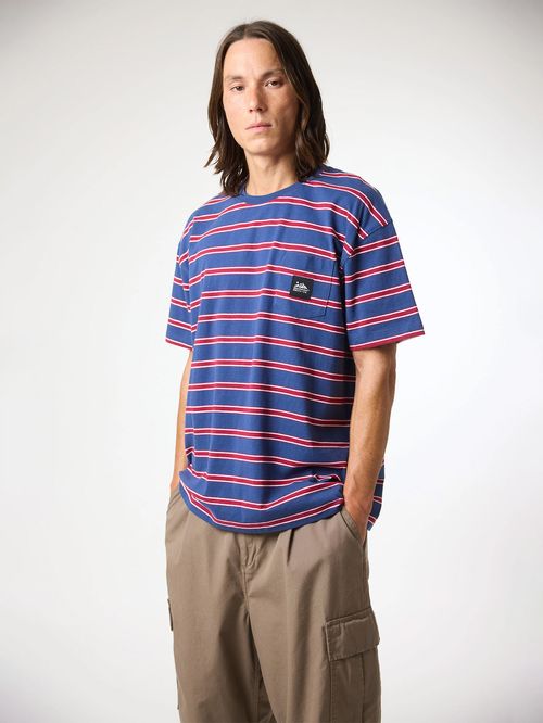 Polera M/C Unisex Happo One Tee Azul Blue Banana