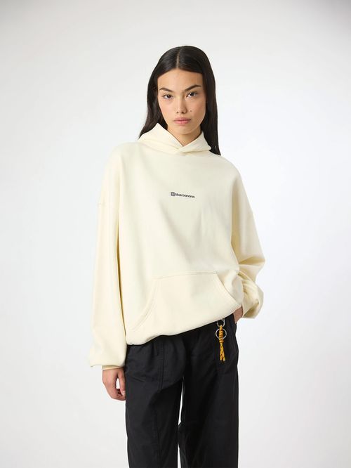 Poleron Unisex Karma Hoodie Blanco Blue Banana