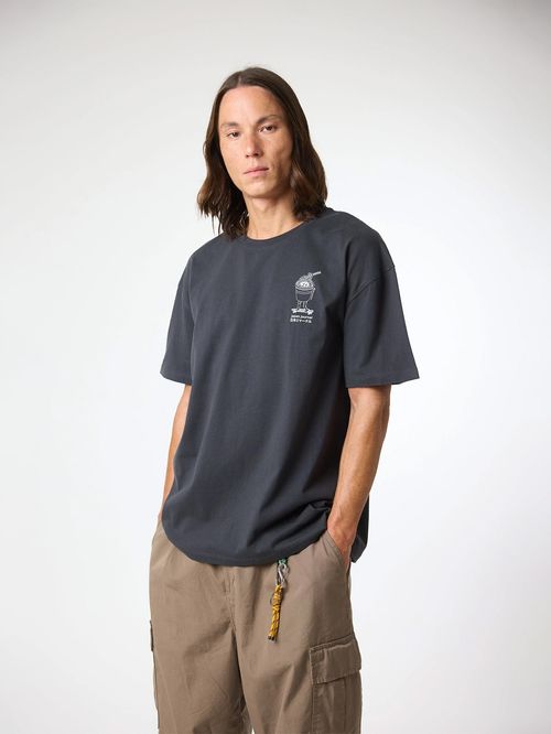 Polera M/C Unisex Ramen Tee Negro Blue Banana