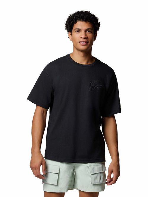 Polera Manga Corta Hombre Wallowa Graphic Negro Columbia