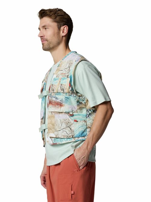 Chaleco Hombre Cove Beach Printed V Verde Columbia