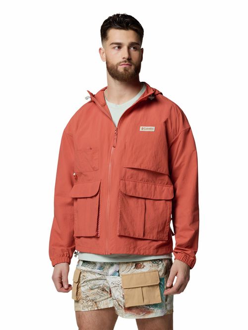 Cortaviento Hombre Cove Beach Rojo Columbia